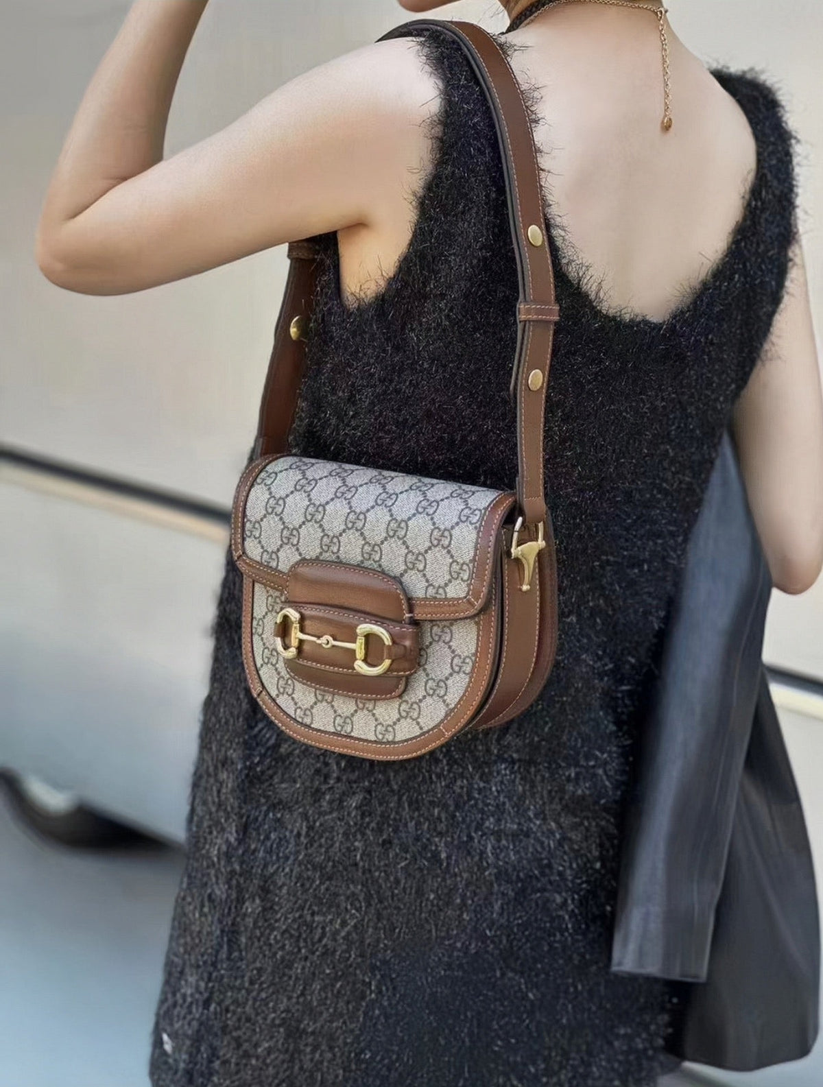 Gucci Horsebit 1955 Half-Moon Bag – 760191