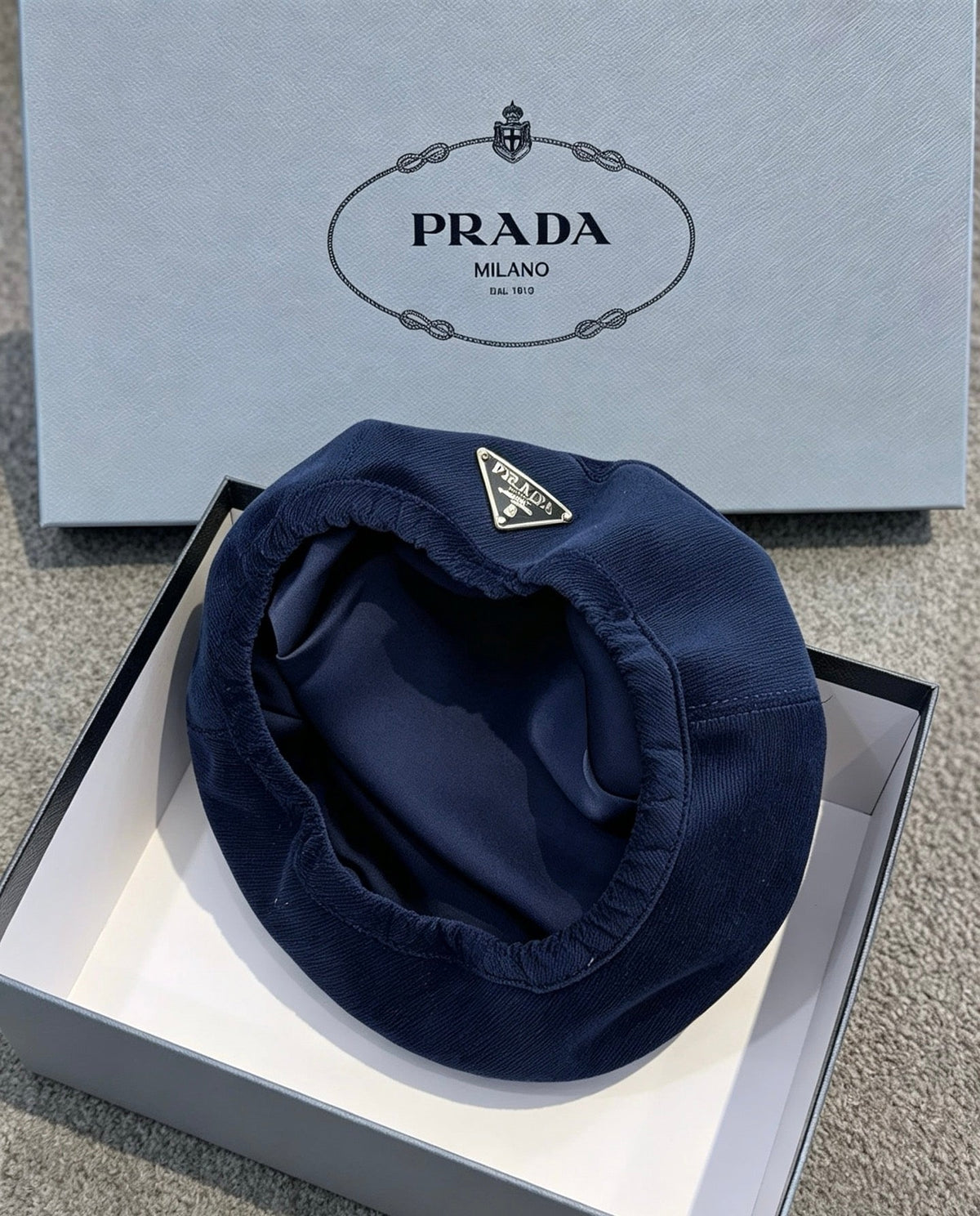 Prada Corduroy Beret