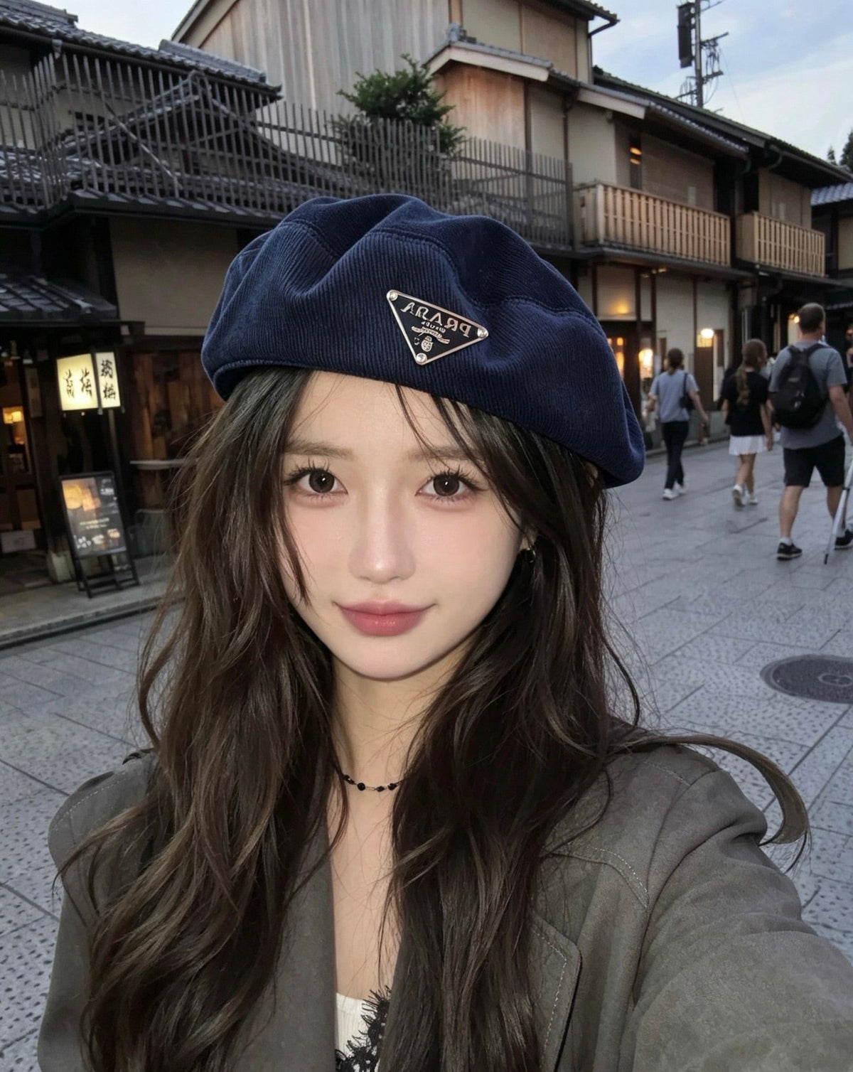 Prada Corduroy Beret