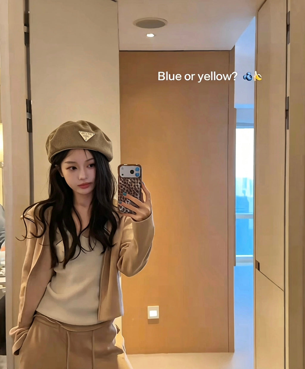 Prada Corduroy Beret